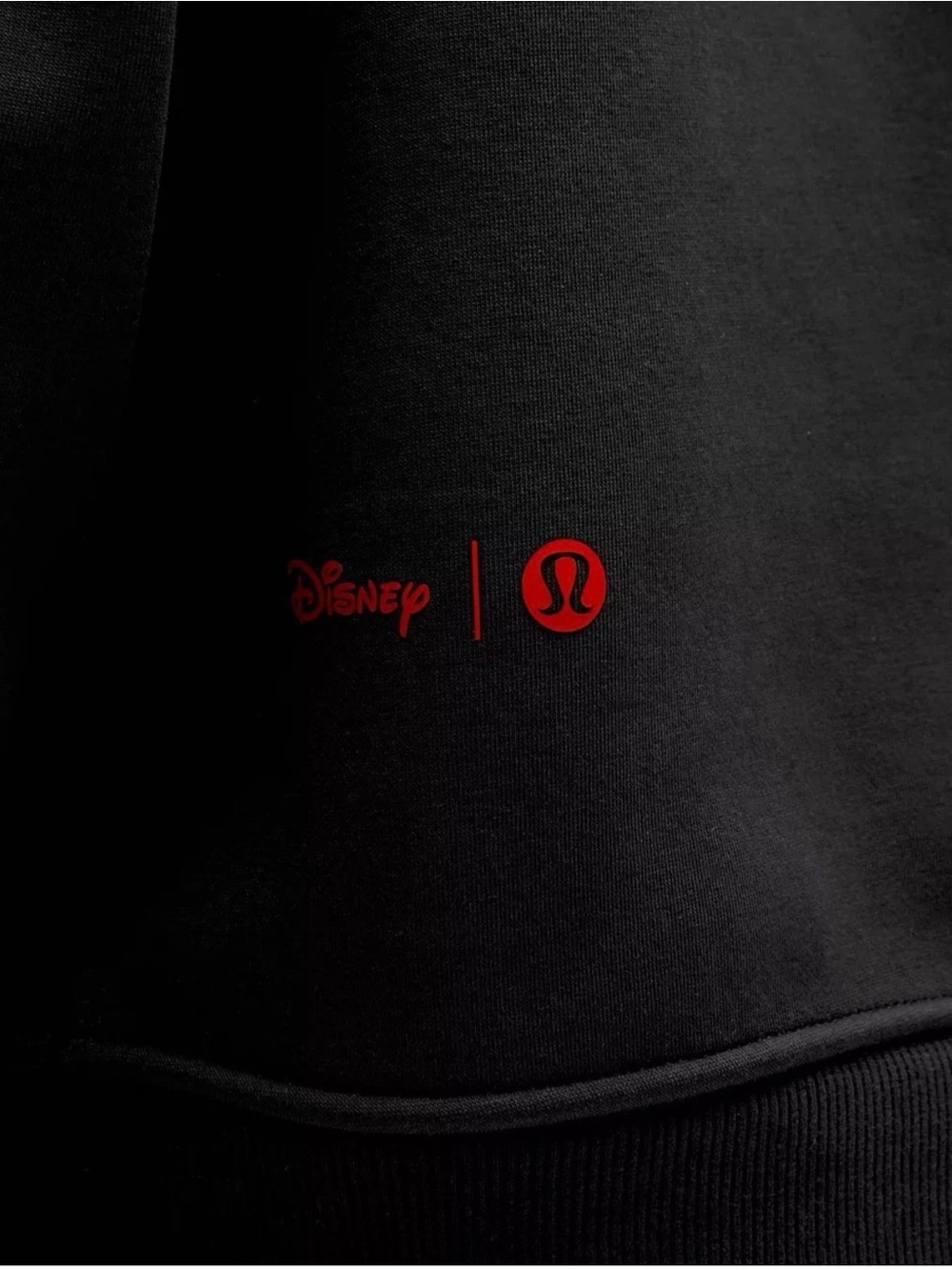 Lululemon x Disney Sold Out Limited Edition Mickey Mouse Oversized Hoodie Black - Picture 15 of 15